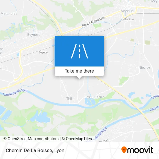 Chemin De La Boisse map