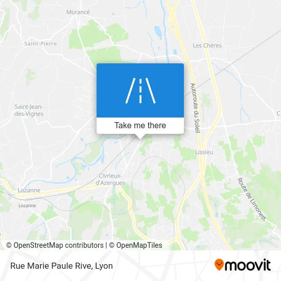 Rue Marie Paule Rive map