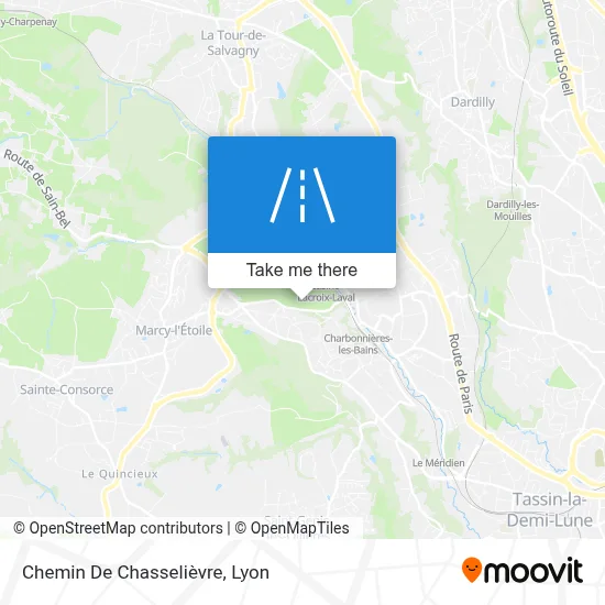 Chemin De Chasselièvre map