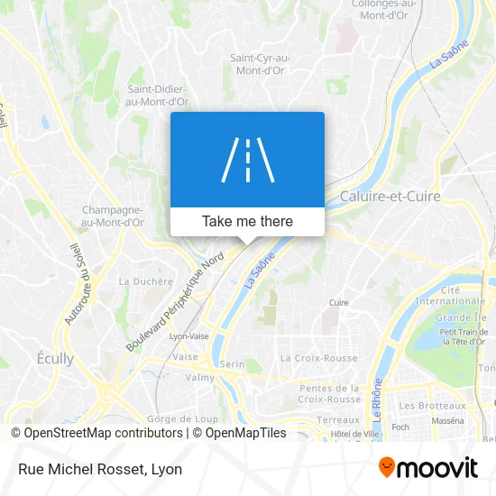 Rue Michel Rosset map
