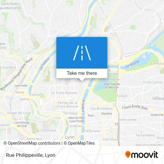 Rue Philippeville map