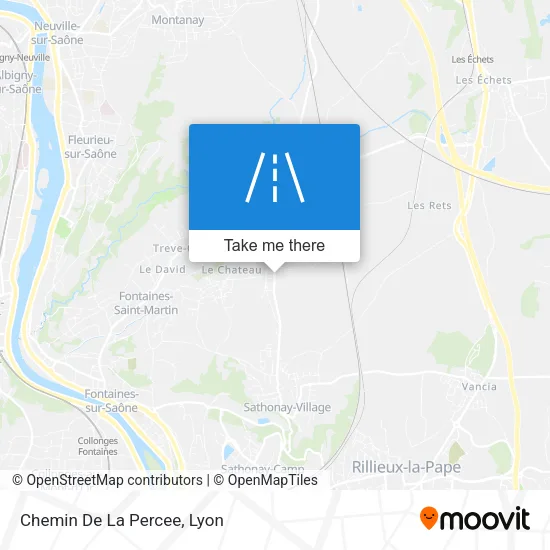 Chemin De La Percee map