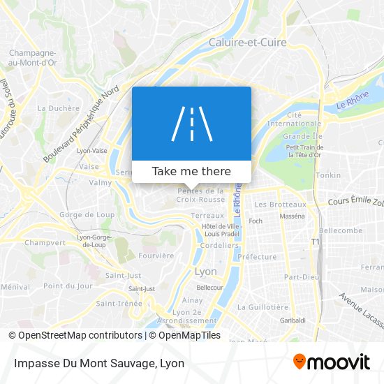 Impasse Du Mont Sauvage map