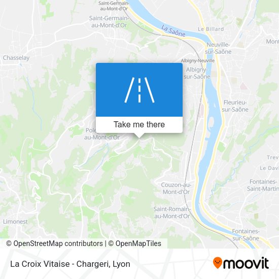 La Croix Vitaise - Chargeri map