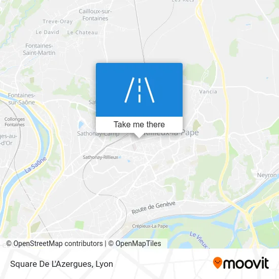 Square De L'Azergues map