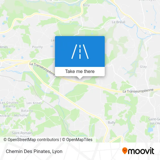 Chemin Des Pinates map