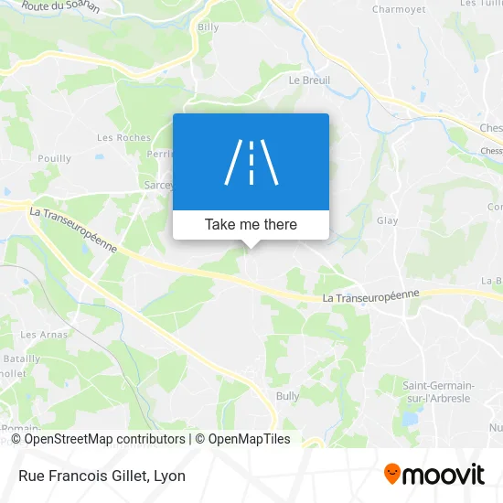 Rue Francois Gillet map