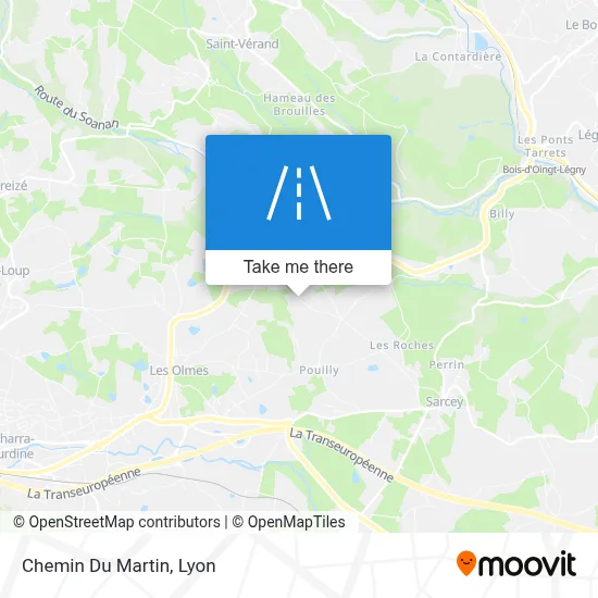 Chemin Du Martin map