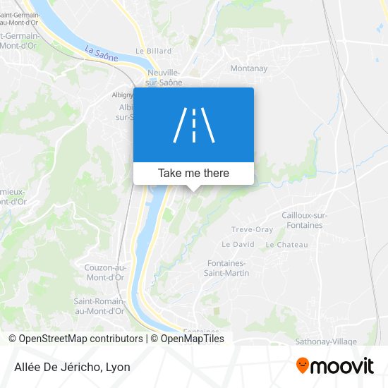 Allée De Jéricho map