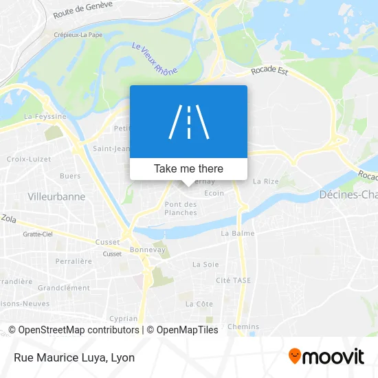 Rue Maurice Luya map