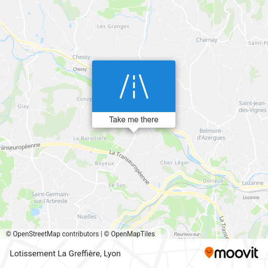 Lotissement La Greffière map
