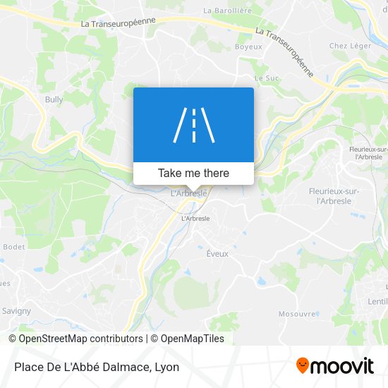 Place De L'Abbé Dalmace map
