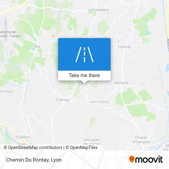 Chemin Du Rontay map