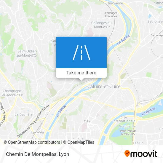 Chemin De Montpellas map