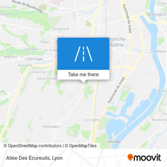 Allée Des Écureuils map