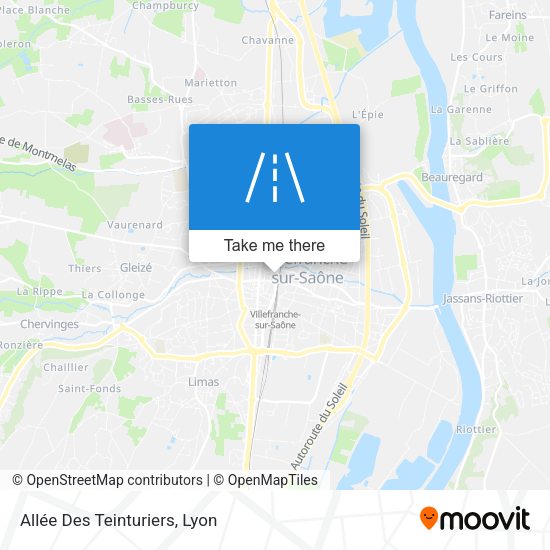 Allée Des Teinturiers map