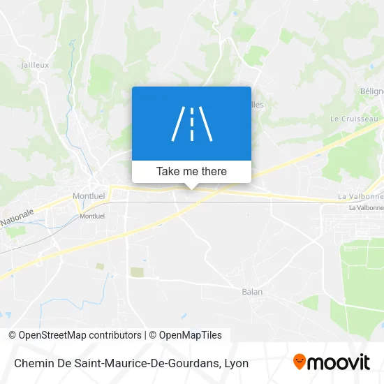 Chemin De Saint-Maurice-De-Gourdans map
