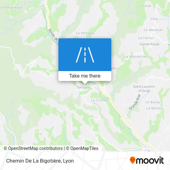 Chemin De La Bigotière map