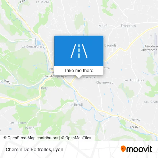 Chemin De Boitrolles map