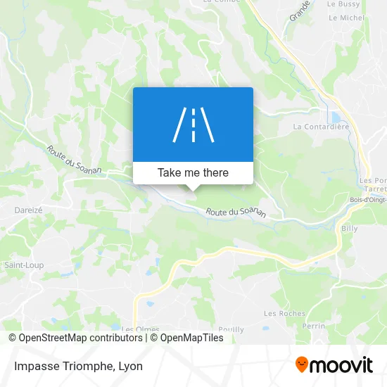 Impasse Triomphe map