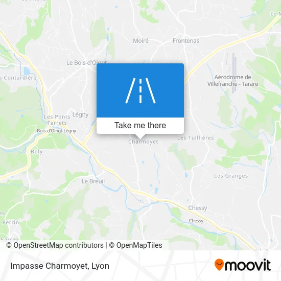 Impasse Charmoyet map