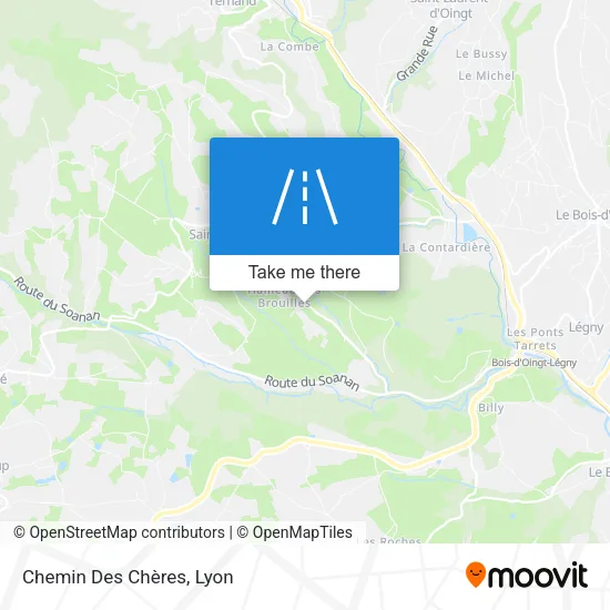 Chemin Des Chères map