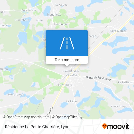 Résidence La Petite Charrière map