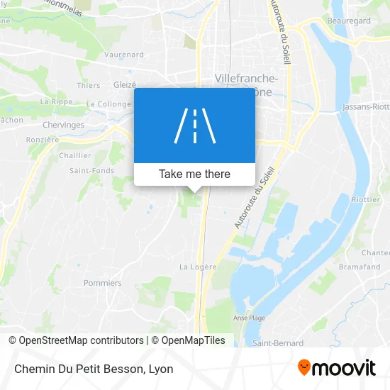 Mapa Chemin Du Petit Besson