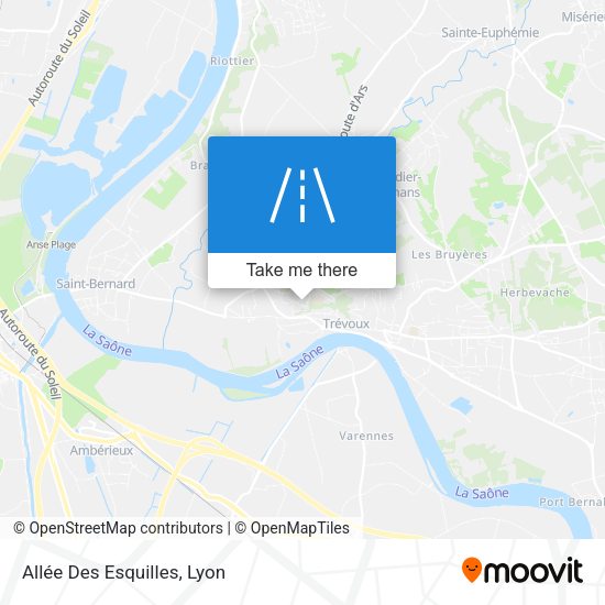 Allée Des Esquilles map