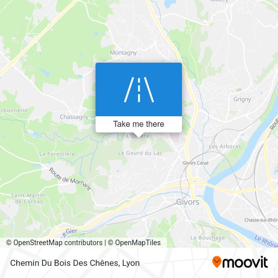 Chemin Du Bois Des Chênes map