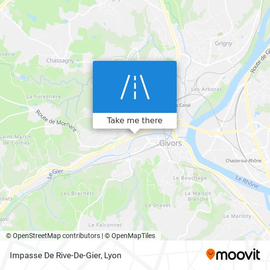 Mapa Impasse De Rive-De-Gier