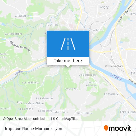 Mapa Impasse Roche-Marcaire