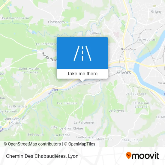 Chemin Des Chabaudières map