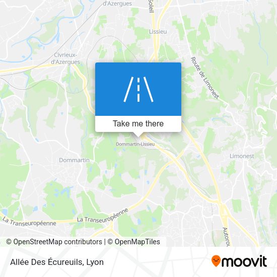 Allée Des Écureuils map
