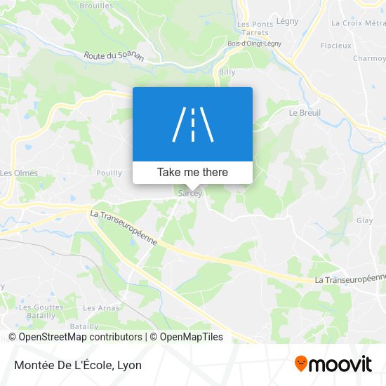 Montée De L'École map