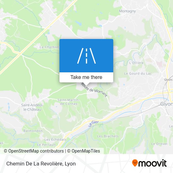 Chemin De La Revolière map