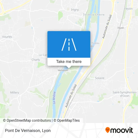 Pont De Vernaison map