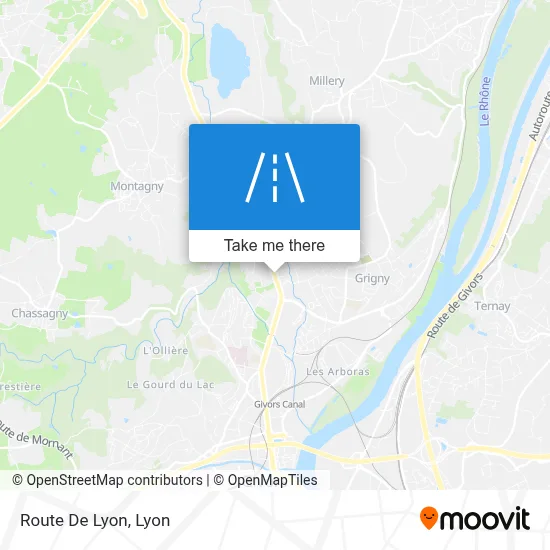 Route De Lyon map