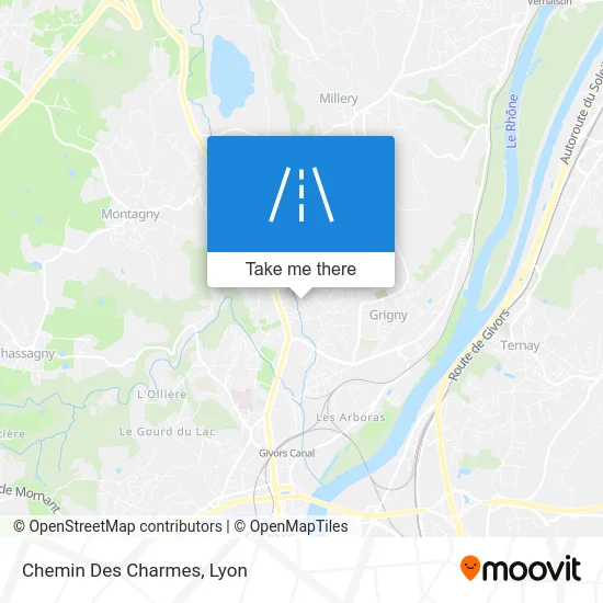 Chemin Des Charmes map