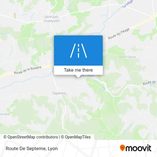 Route De Septeme map