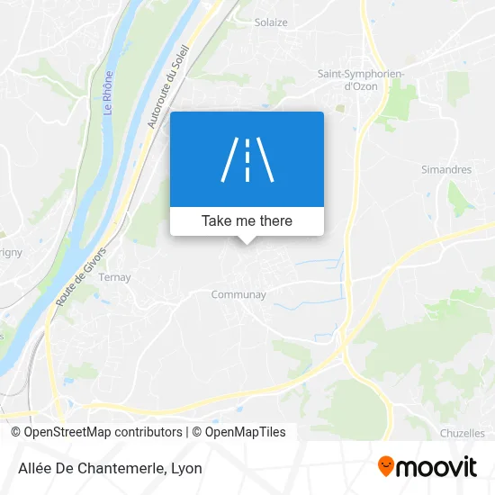 Allée De Chantemerle map