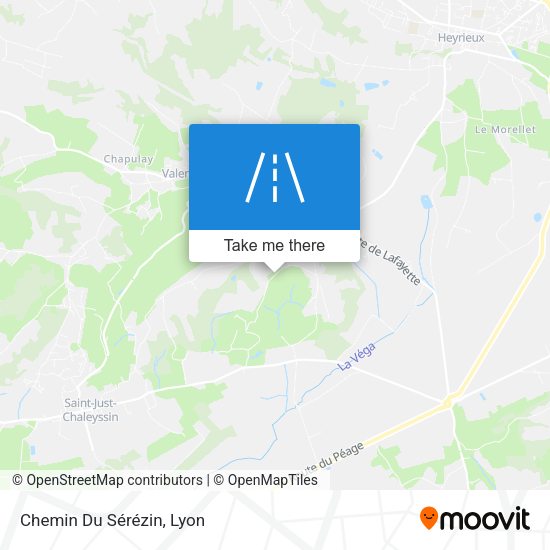 Chemin Du Sérézin map