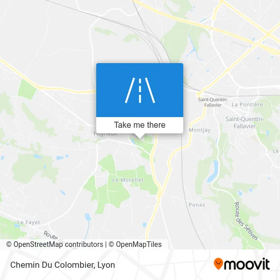 Chemin Du Colombier map