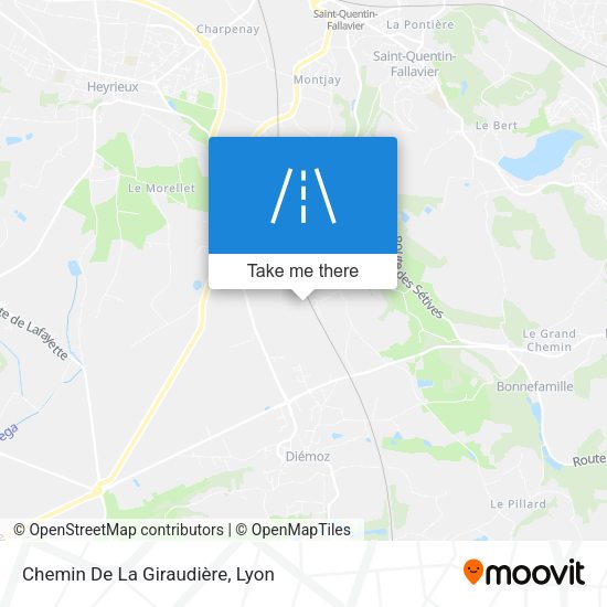 Chemin De La Giraudière map