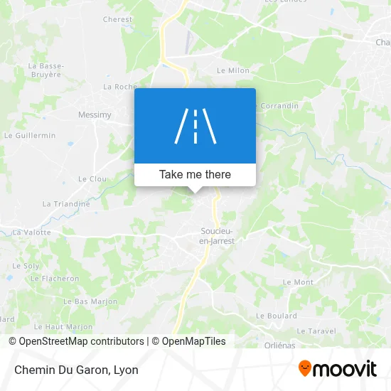 Chemin Du Garon map