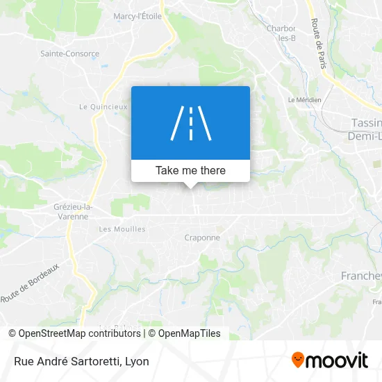 Rue André Sartoretti map