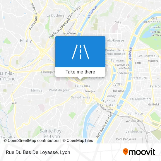 Rue Du Bas De Loyasse map