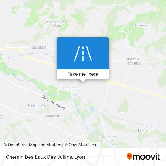 Chemin Des Eaux Des Jullins map