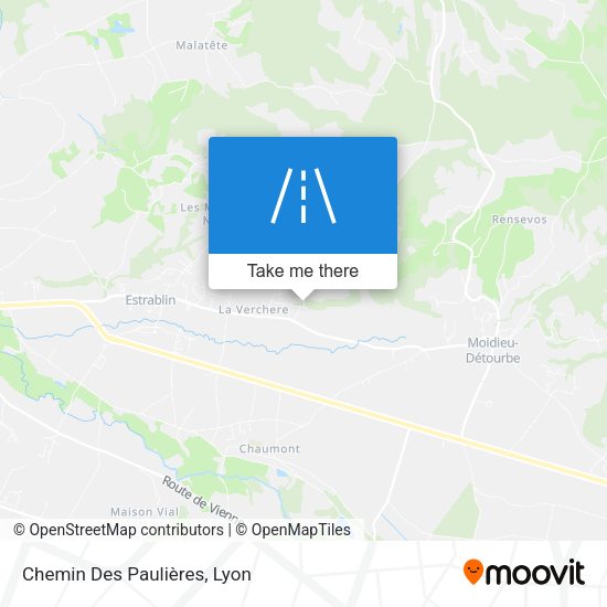 Chemin Des Paulières map