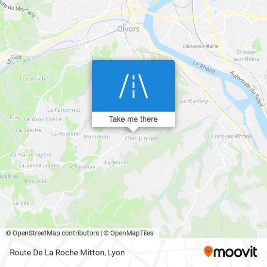 Route De La Roche Mitton map